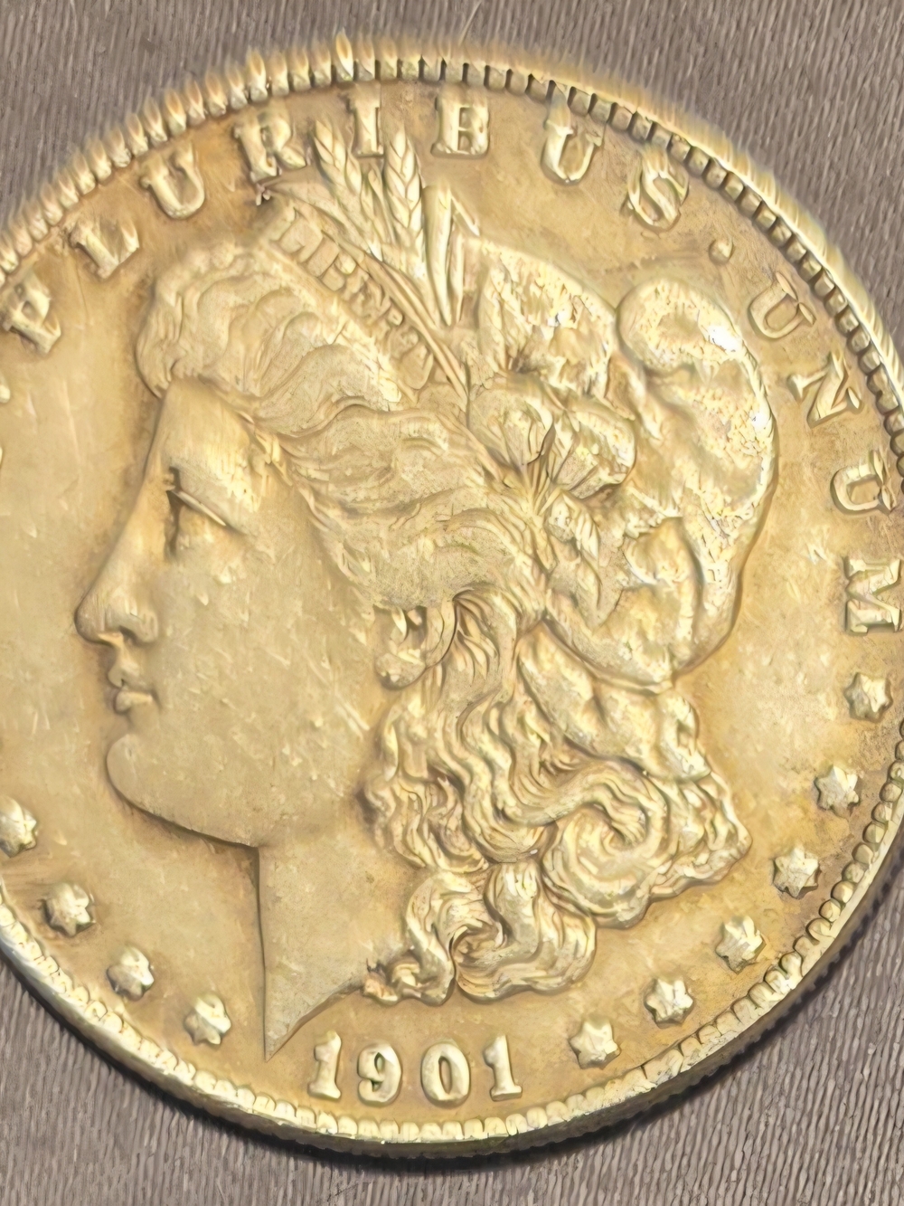 1901 P Morgan in Very Good Condition